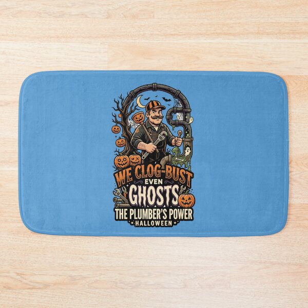 Item preview, We clog-bust even ghosts - The plumber's power - Halloween for plumbers designed and sold by ParadoxParadox.