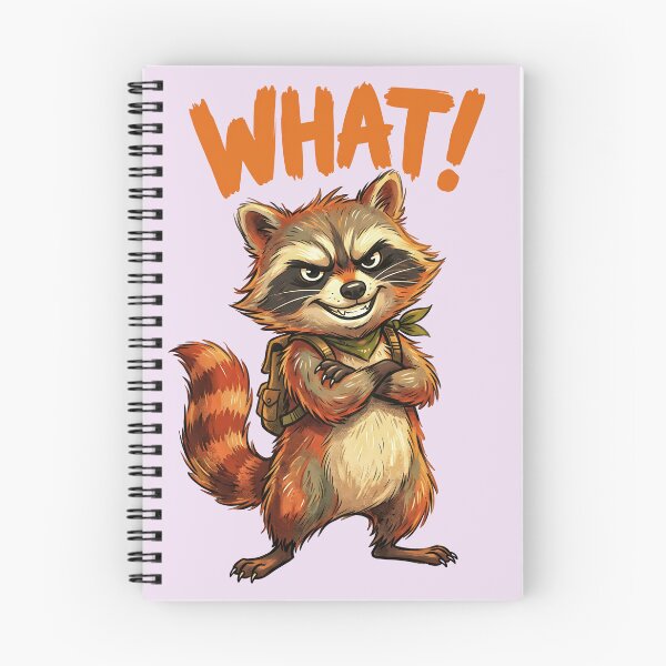 Item preview, WHAT! DEFIANT RACCOON DESIGN 6 designed and sold by DigitalandPhoto.