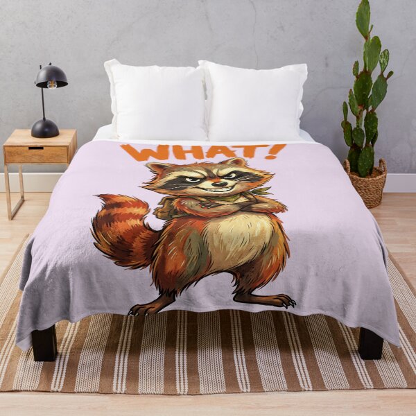Item preview, WHAT! DEFIANT RACCOON DESIGN 6 designed and sold by DigitalandPhoto.
