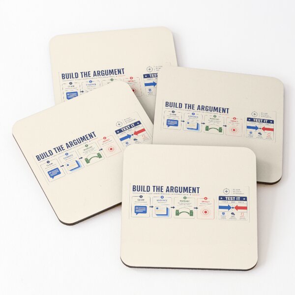 Item preview, Debate Desk Mat – Build the Argument Speech & Debate Prep Framework designed and sold by astersgraphics.