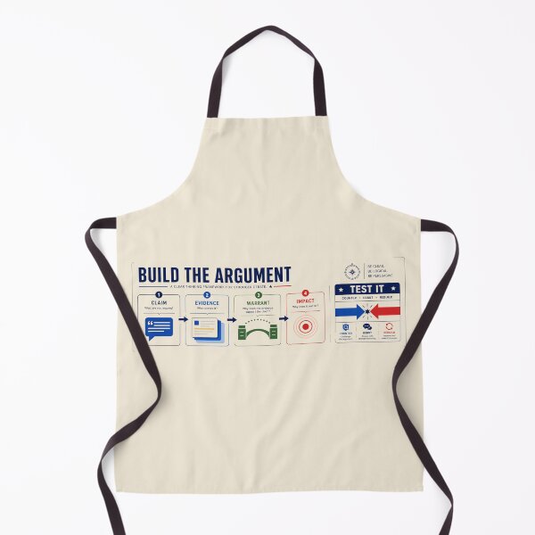Item preview, Debate Desk Mat – Build the Argument Speech & Debate Prep Framework designed and sold by astersgraphics.