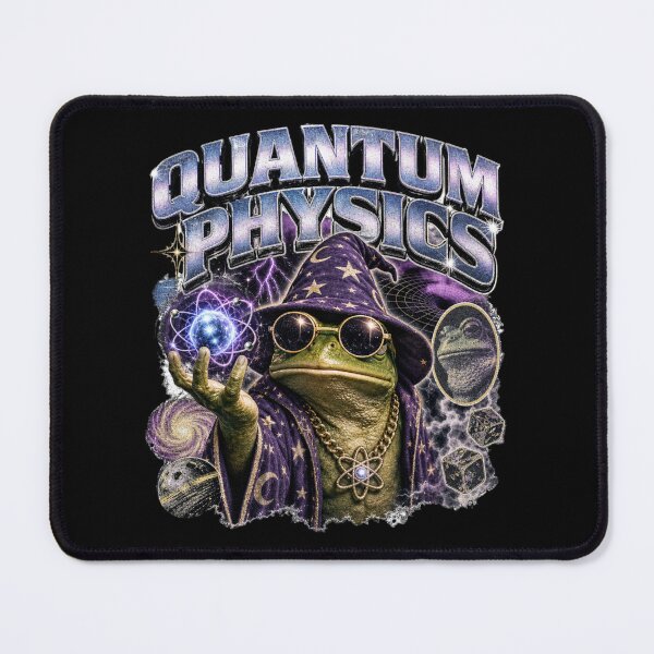 Item preview, Quantum Physics Frog Wizard Vintage T-Shirt | Funny Science Teacher Physics Major Chrome Magic Toad Gift designed and sold by illeN-Art-World.