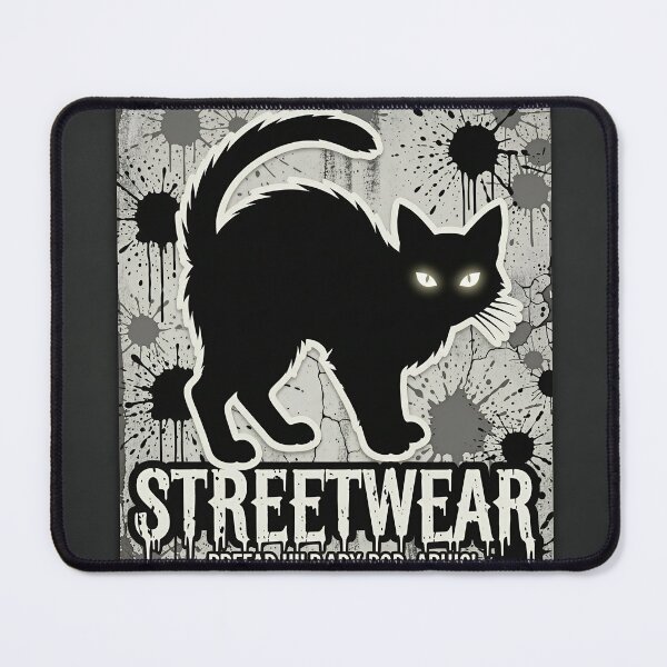 Item preview, Gothic Black Cat Grunge Streetwear designed and sold by DIUMERI.