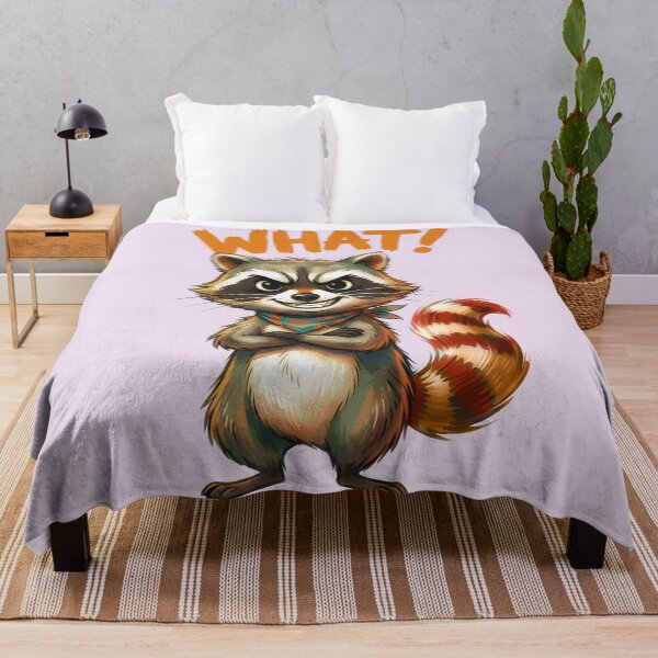 Item preview, WHAT! DEFIANT RACCOON DESIGN 7 designed and sold by DigitalandPhoto.