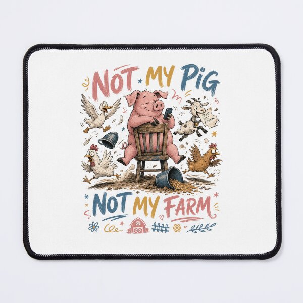 Item preview, Funny Pig Farm Chaos Humor Gift for Pig Lovers designed and sold by ice-apparel.