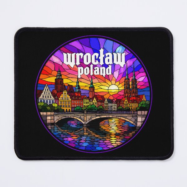 Item preview, Wroclaw Poland Stained Glass Travel designed and sold by TomFrontierArt.
