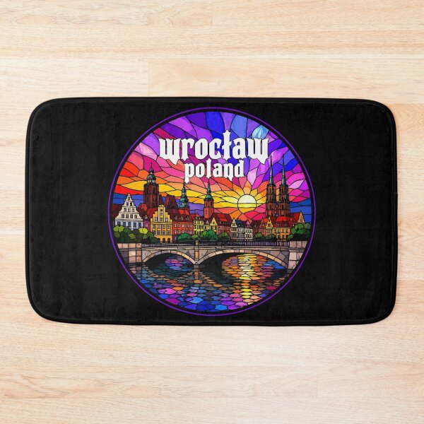 Item preview, Wroclaw Poland Stained Glass Travel designed and sold by TomFrontierArt.