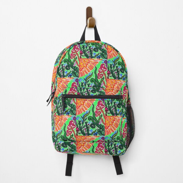 Item preview, Vibrant Color Mushroom Oil Pastel Art designed and sold by Elephant's12.