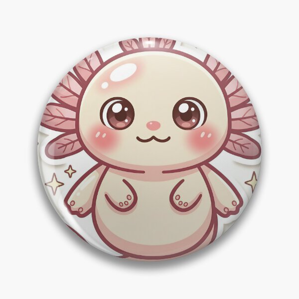 Item preview, Cute Axolotl Pastel Kawaii Sticker designed and sold by DIUMERI.
