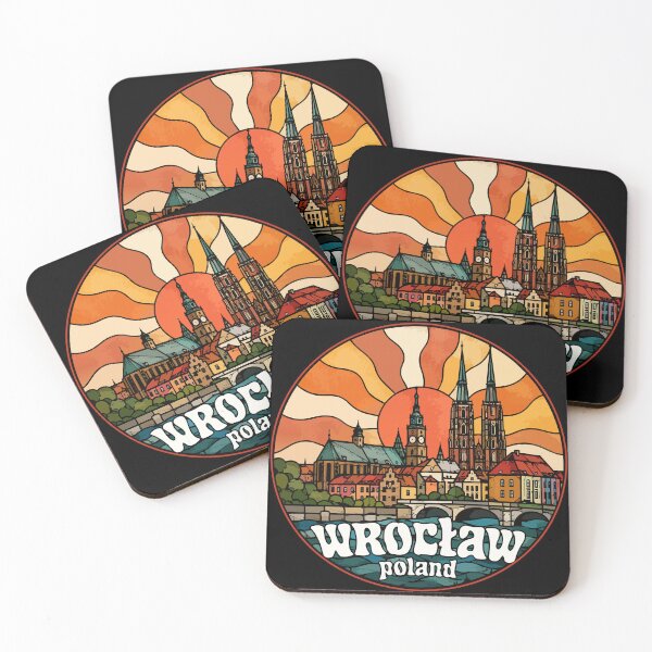 Item preview, Wroclaw Poland Stained Glass Art Travel designed and sold by TomFrontierArt.