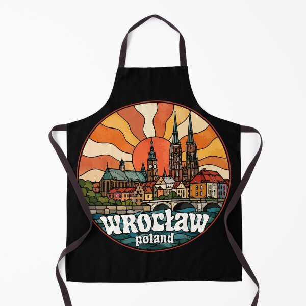 Item preview, Wroclaw Poland Stained Glass Art Travel designed and sold by TomFrontierArt.