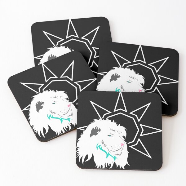 Item preview, Solar White Lion designed and sold by Hexagon6-art.