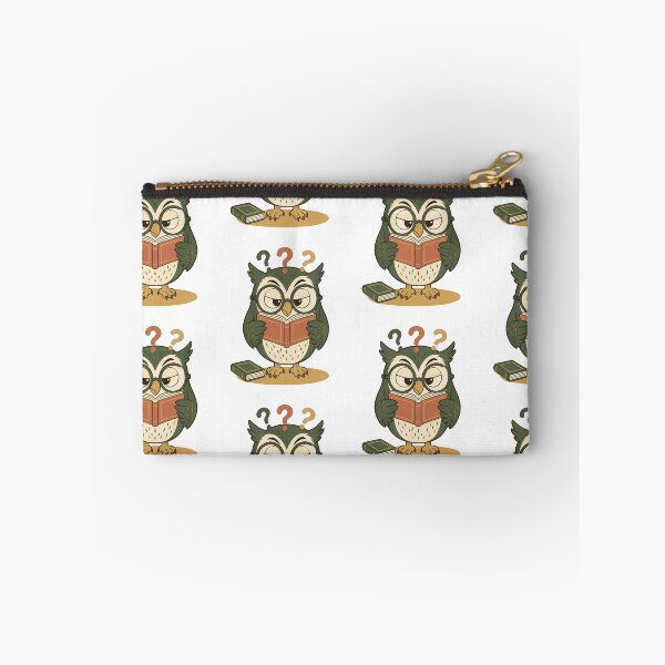 Item preview, Wise Owl Reading Upside Down designed and sold by Catchy-Couture.