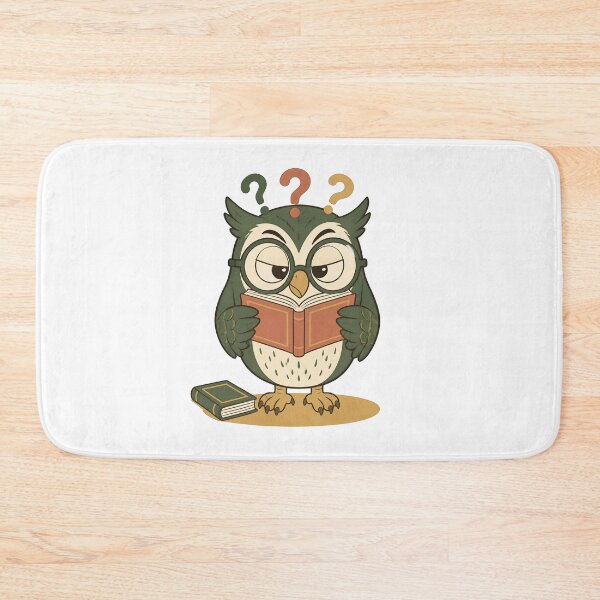 Item preview, Wise Owl Reading Upside Down designed and sold by Catchy-Couture.