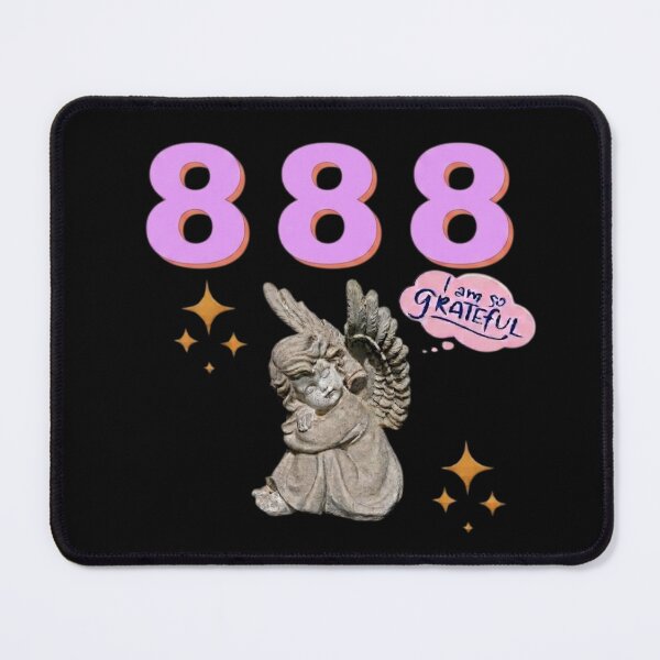 Item preview, 888 Angel Number Design | Aesthetic | Manifest | Manifestation | Grateful | Angels | Spiritual | Gratitude Journals | Pink |  tshirts, mugs, stickers, posters designed and sold by TeenLake.