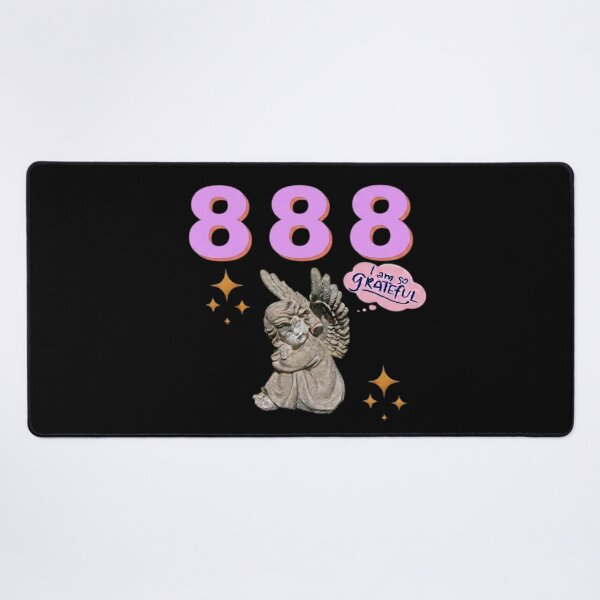 Item preview, 888 Angel Number Design | Aesthetic | Manifest | Manifestation | Grateful | Angels | Spiritual | Gratitude Journals | Pink | tshirts, mugs, stickers, posters designed and sold by TeenLake.