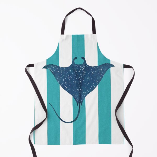 Item preview, Manta ray and turquoise stripes designed and sold by Ana Gorozpe.