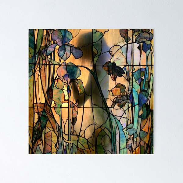 Item preview, Nouvessence - Hidden Woman among Lilies and Irises in Art Nouveau (5/44) designed and sold by sabantha.