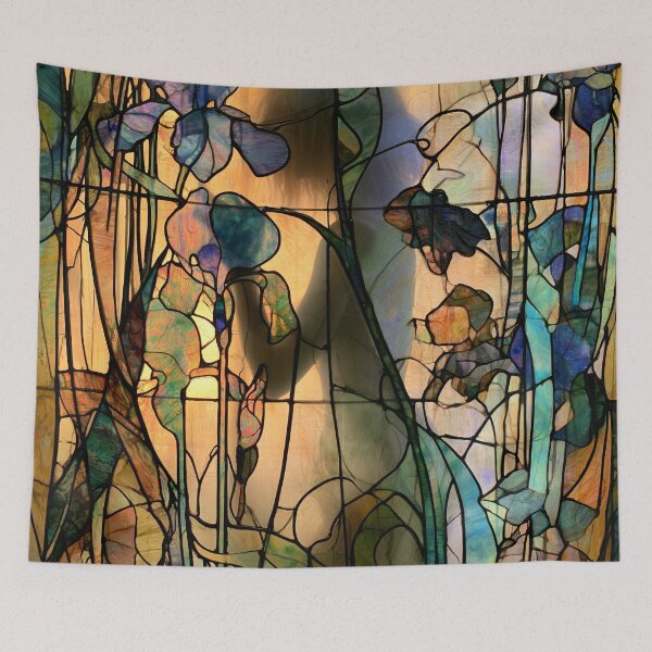 Item preview, Nouvessence - Hidden Woman among Lilies and Irises in Art Nouveau (5/44) designed and sold by sabantha.