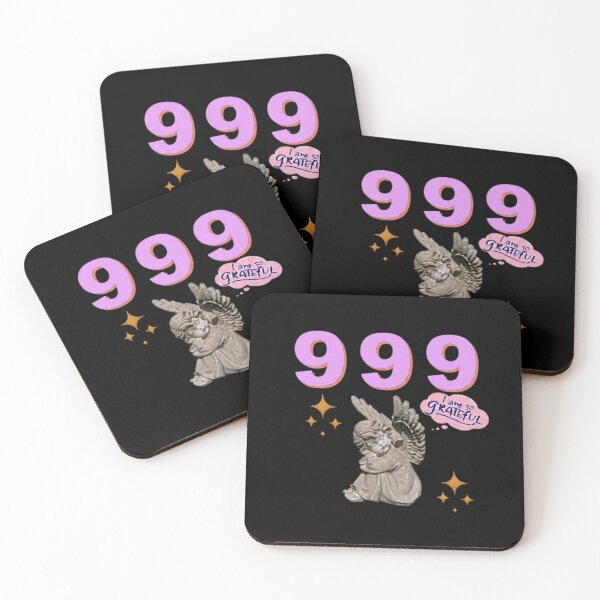 Item preview, 999 Angel Number Design | Aesthetic | Manifest | Manifestation | Grateful | Angels | Spiritual | Gratitude Journals | Pink |  tshirts, mugs, stickers, posters designed and sold by TeenLake.