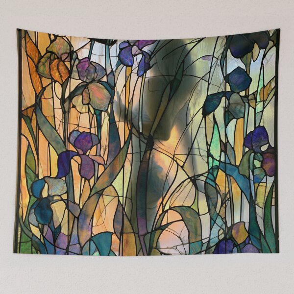 Item preview, Nouvessence - Hidden Woman among Lilies and Irises in Art Nouveau (6/44) designed and sold by sabantha.