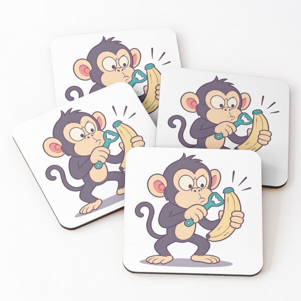 Item preview, Funny Monkey Banana Problem designed and sold by Catchy-Couture.
