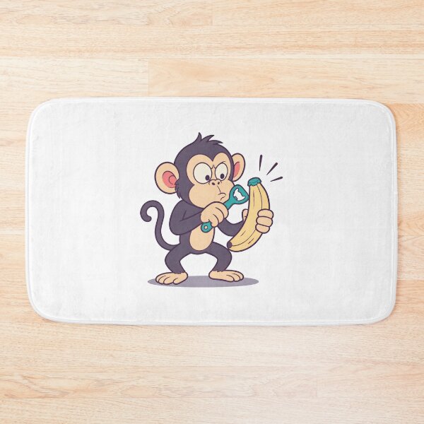 Item preview, Funny Monkey Banana Problem designed and sold by Catchy-Couture.