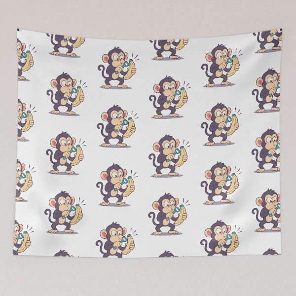 Item preview, Funny Monkey Banana Problem designed and sold by Catchy-Couture.