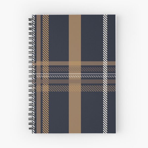 Item preview, Modern Charcoal & Copper Plaid Pattern designed and sold by Momoko-Hikaru.