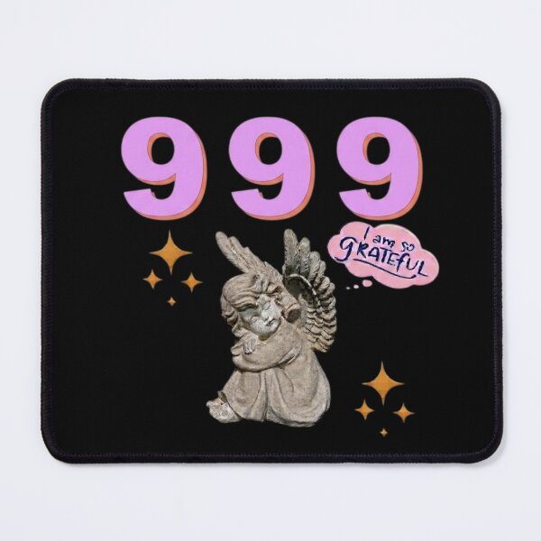 Item preview, 999 Angel Number Design | Aesthetic | Manifest | Manifestation | Grateful | Angels | Spiritual | Gratitude Journals | Pink | tshirts, mugs, stickers, posters designed and sold by TeenLake.