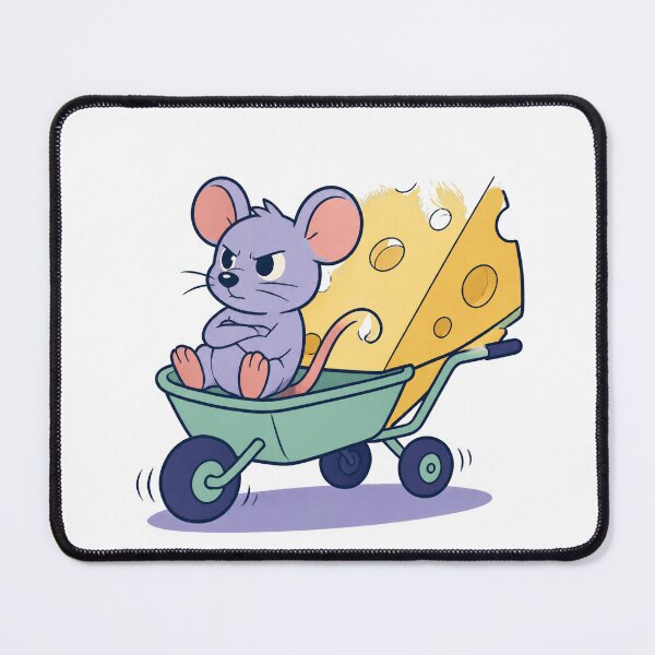 Item preview, Funny Mouse And Giant Cheese designed and sold by Catchy-Couture.