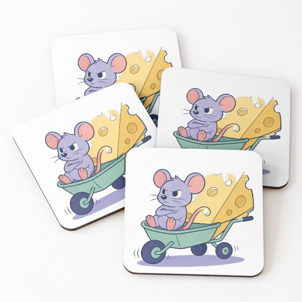 Item preview, Funny Mouse And Giant Cheese designed and sold by Catchy-Couture.