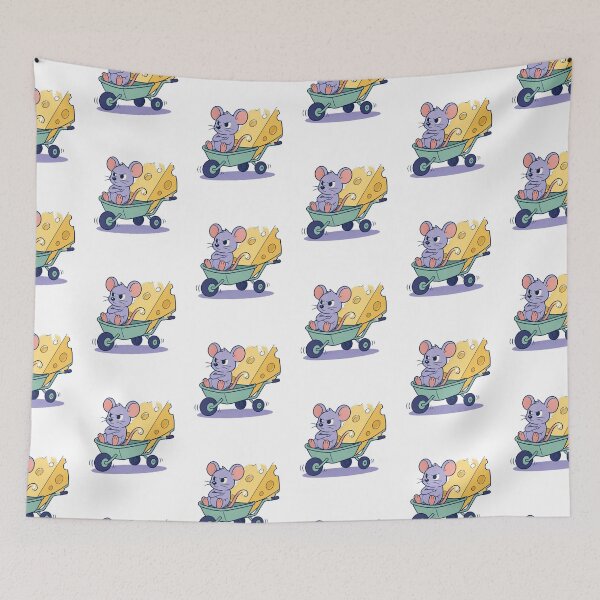 Item preview, Funny Mouse And Giant Cheese designed and sold by Catchy-Couture.