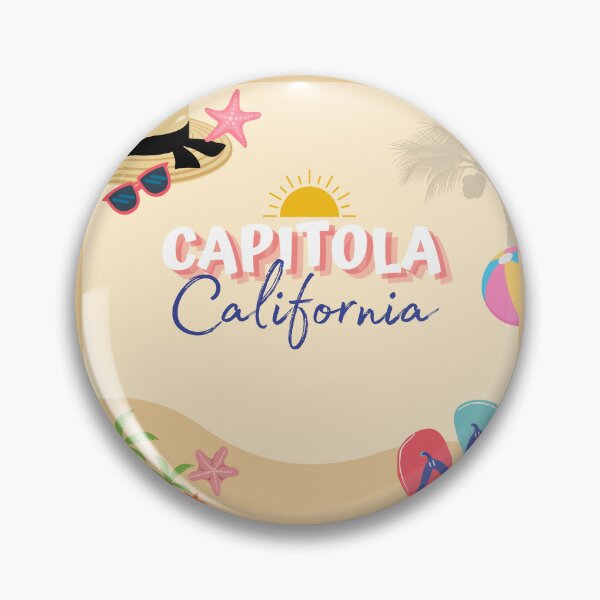 Item preview, Capitola California Beach Art | Vacation Souvenir Design designed and sold by DonnaRaine.