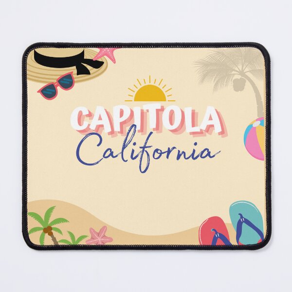 Item preview, Capitola California Beach Art | Vacation Souvenir Design designed and sold by DonnaRaine.