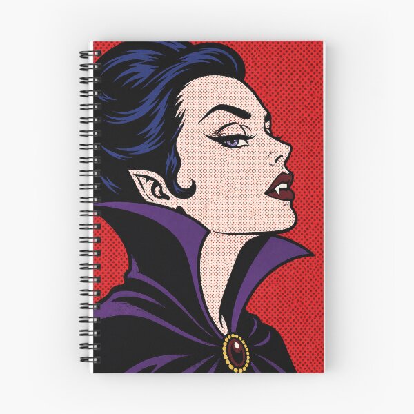 Item preview, Retro Pop Art Vampire Countess – Vintage Gothic Comic Portrait designed and sold by WolfmanProphecy.