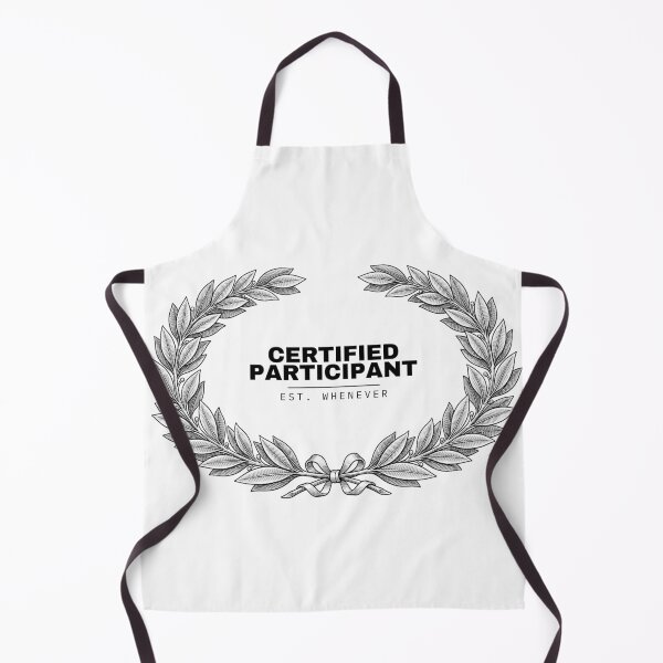 Item preview, Certified Participant Funny Participation Trophy Award designed and sold by Mixed Reviews.