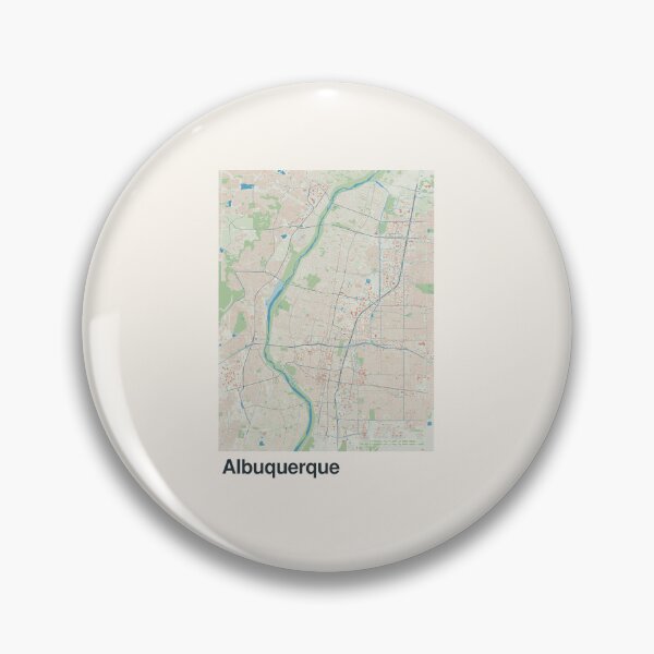 Artikelvorschau, Minimalistische Kartenkunst von Albuquerque entworfen und verkauft von MapsNerd.