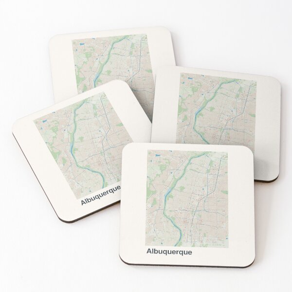 Item preview, Albuquerque Minimalistic Map Art designed and sold by MapsNerd.