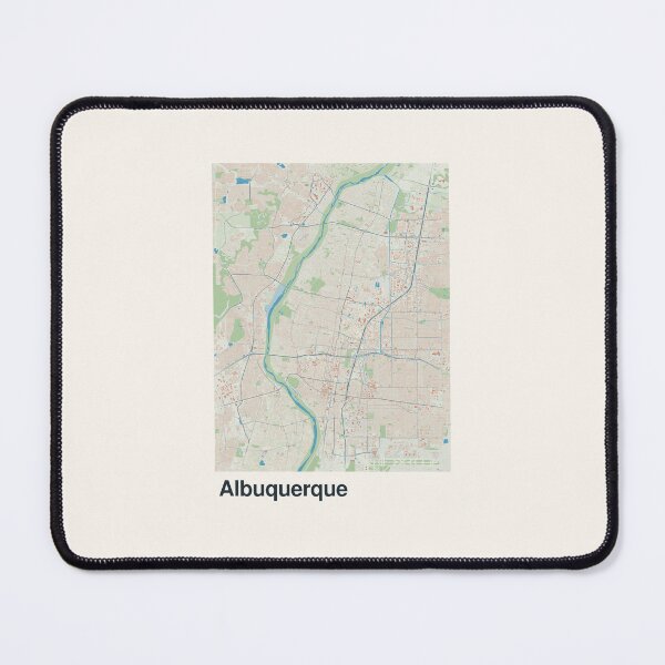 Item preview, Albuquerque Minimalistic Map Art designed and sold by MapsNerd.