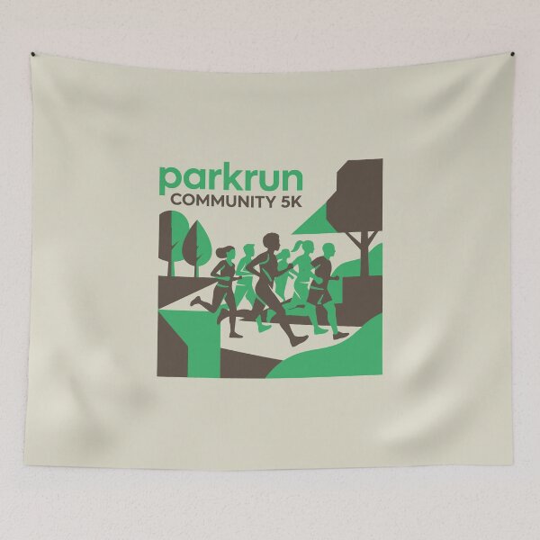 Item preview, Parkrun Community 5K Group Running Club Vector Art designed and sold by KiwiRider.
