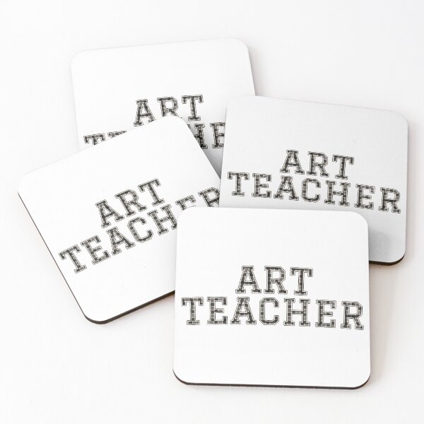 Item preview, Art Teacher Black White Buffalo Check Varsity Letter designed and sold by Worn & Witty.