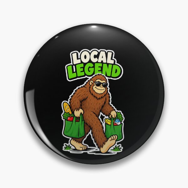 Item preview, Funny Local Bigfoot Grocery Shopping Humor Art designed and sold by elderberry.