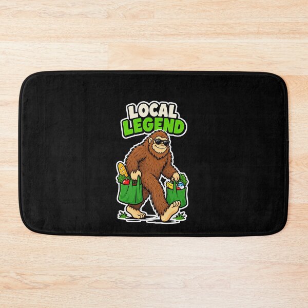 Item preview, Funny Local Bigfoot Grocery Shopping Humor Art designed and sold by elderberry.