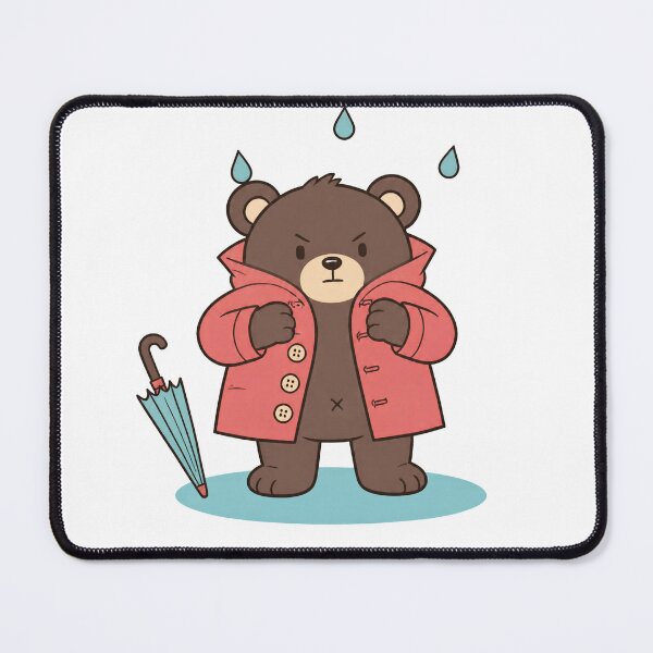 Item preview, Funny Bear In A Tiny Raincoat designed and sold by Catchy-Couture.