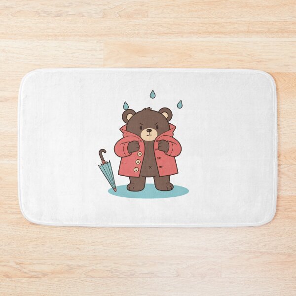 Item preview, Funny Bear In A Tiny Raincoat designed and sold by Catchy-Couture.