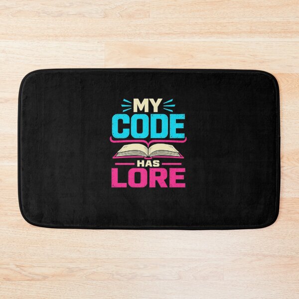 Item preview, My Code Has Lore Funny Programming Book Graphic designed and sold by elderberry.
