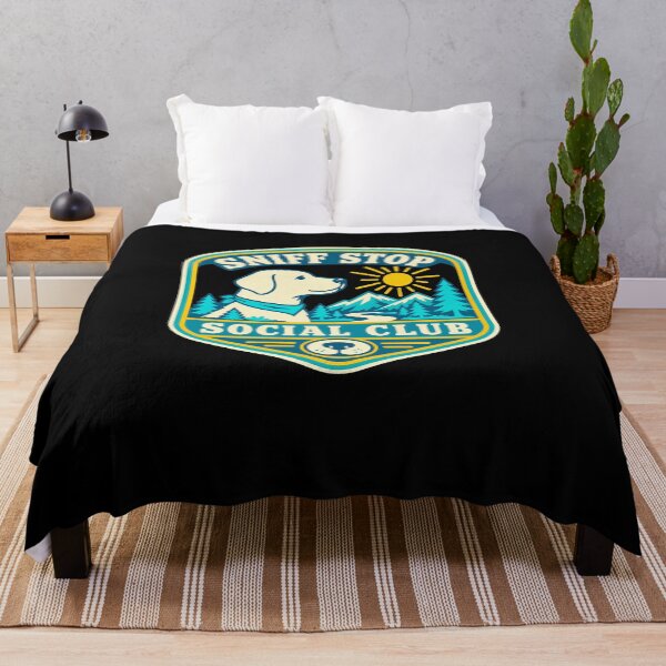 Item preview, Insignia de perro de senderismo del club social Sniff Stop designed and sold by elderberry.