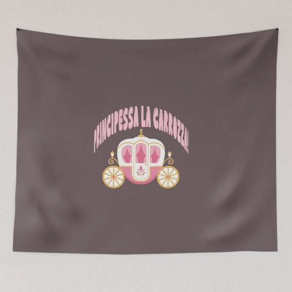 Item preview, "Principessa, la carrozza!" (Princess, the carriage has arrived!) designed and sold by Knock on my door.