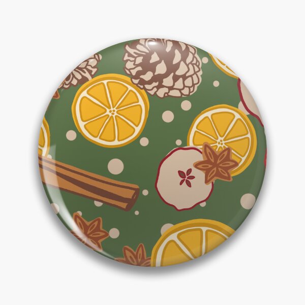 Item preview, Winter Spice in Hunter Green - Holiday Design designed and sold by Free-Spirit-Meg.